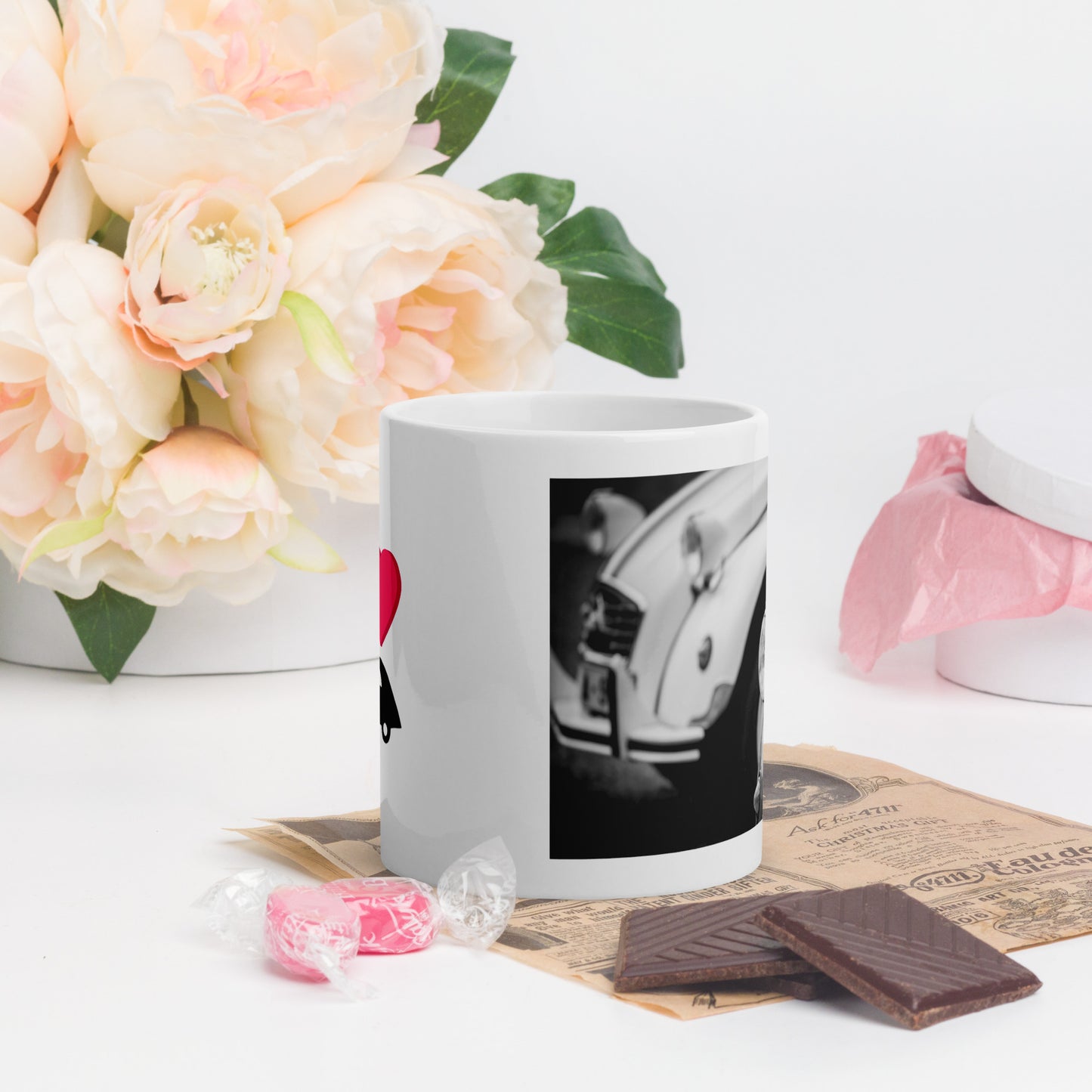 I love Citroën 2cv - Dolly en France3 mug - 300 ml
