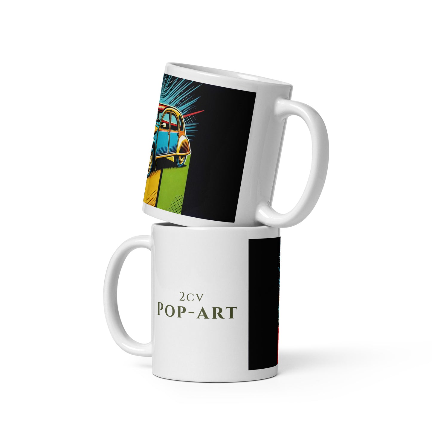 Pop-Art Citroën 2cv mug - 300ml