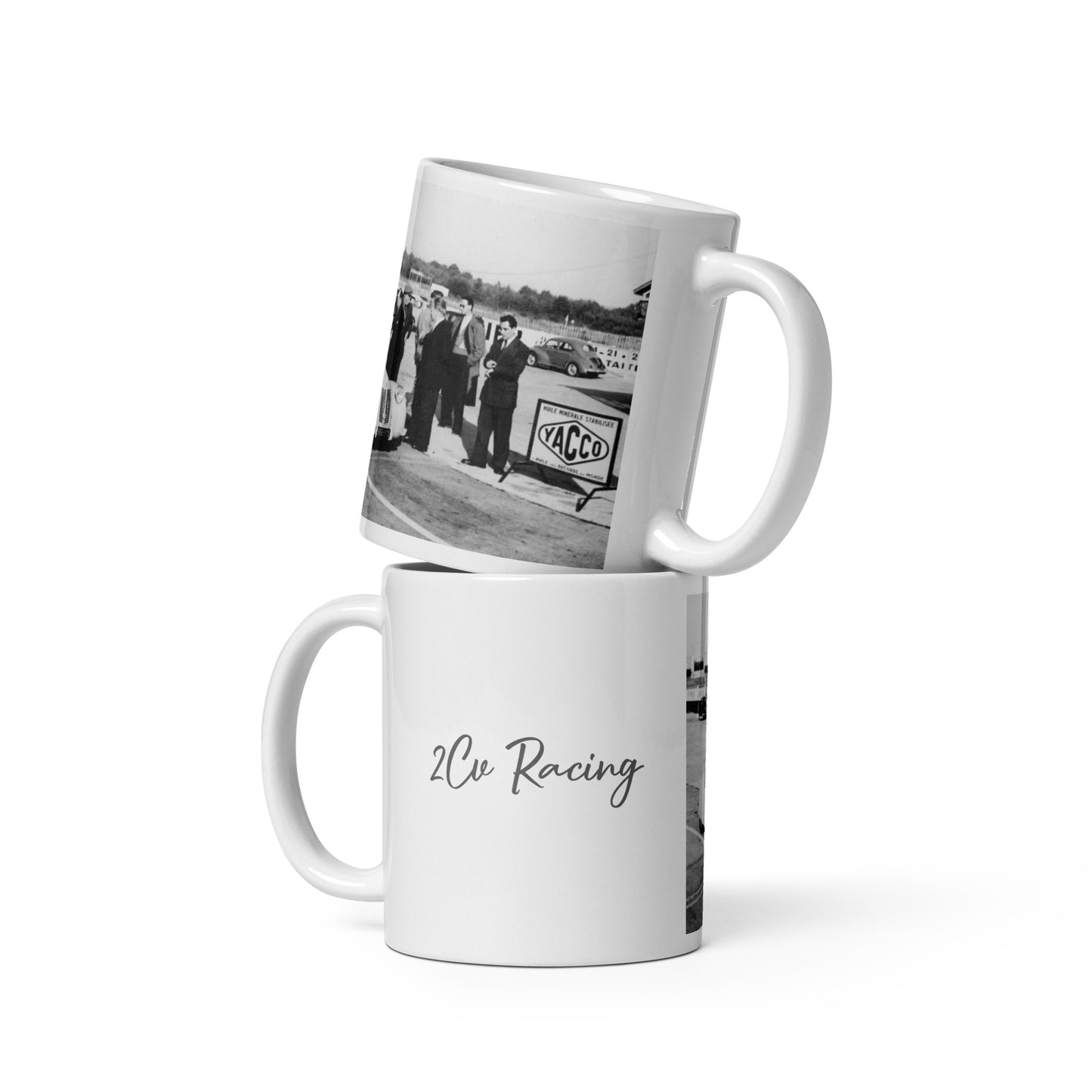 Vintage Publi Citroën 2cv YACCO Racing mug - 300 ml