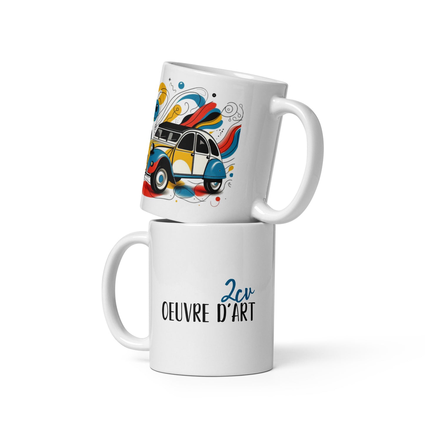 Citroën 2CV x Joan Miró Mug – Creative, Unique & Dishwasher Safe