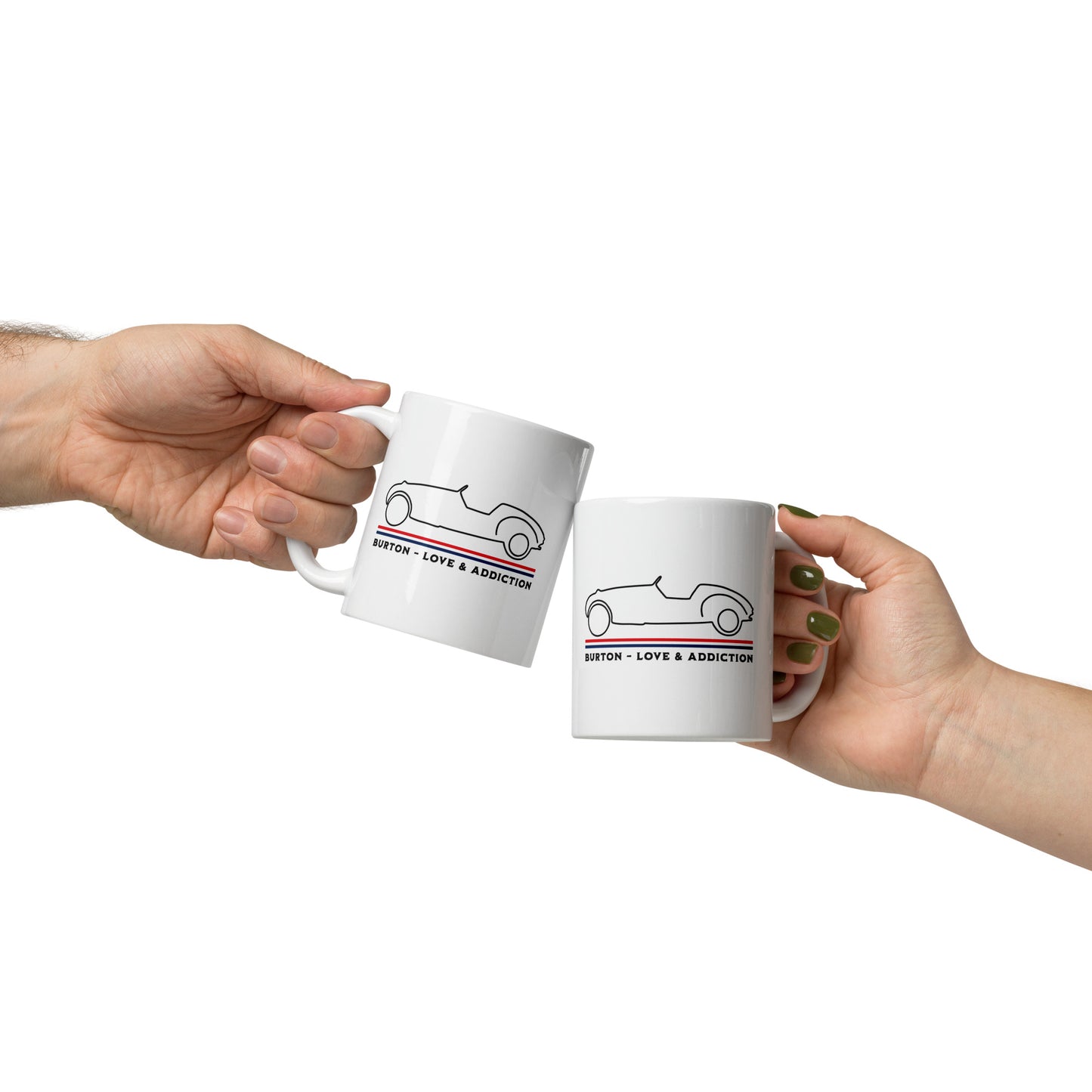 Mug "Burton – Love & Addiction" | Style, character and coffee enjoyment in one