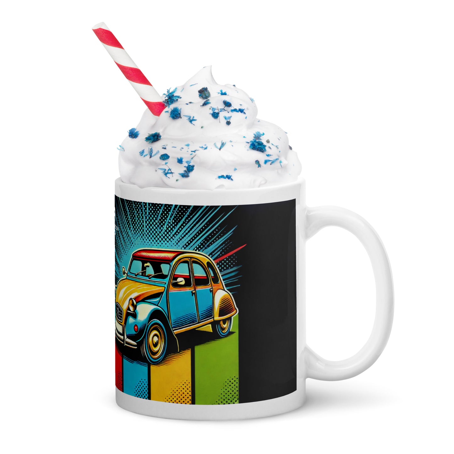 Pop-Art Citroën 2cv mug - 300ml