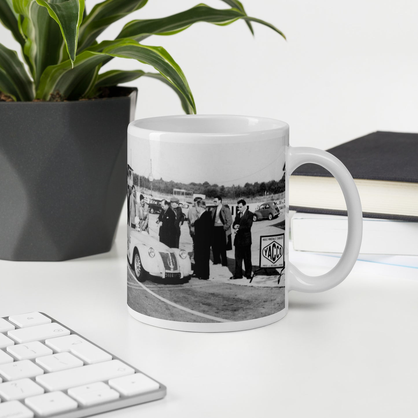 Vintage Publi Citroën 2cv YACCO Racing mug - 300 ml