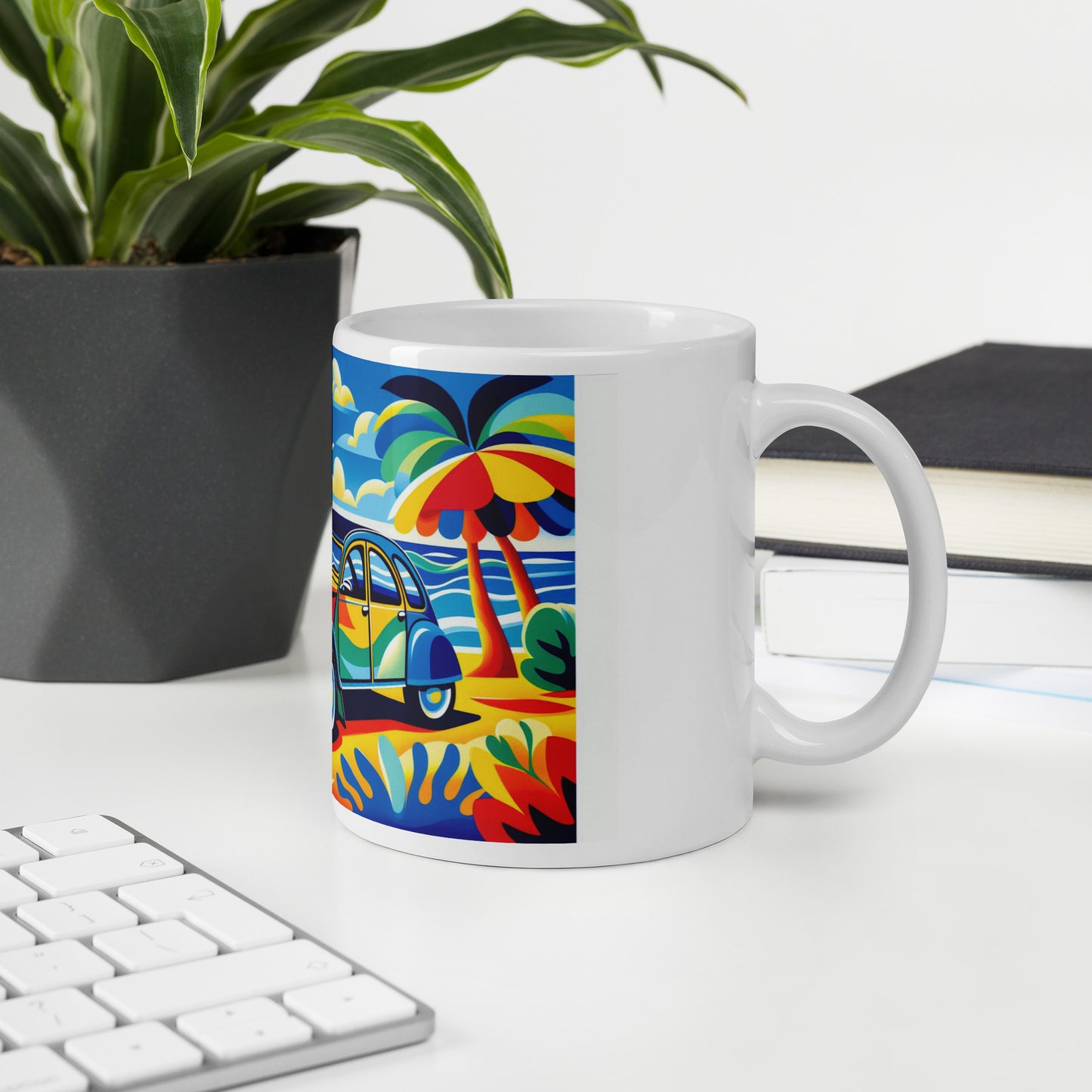 Citroën 2CV x Matisse Mug – Coffee with a Colorful Wink
