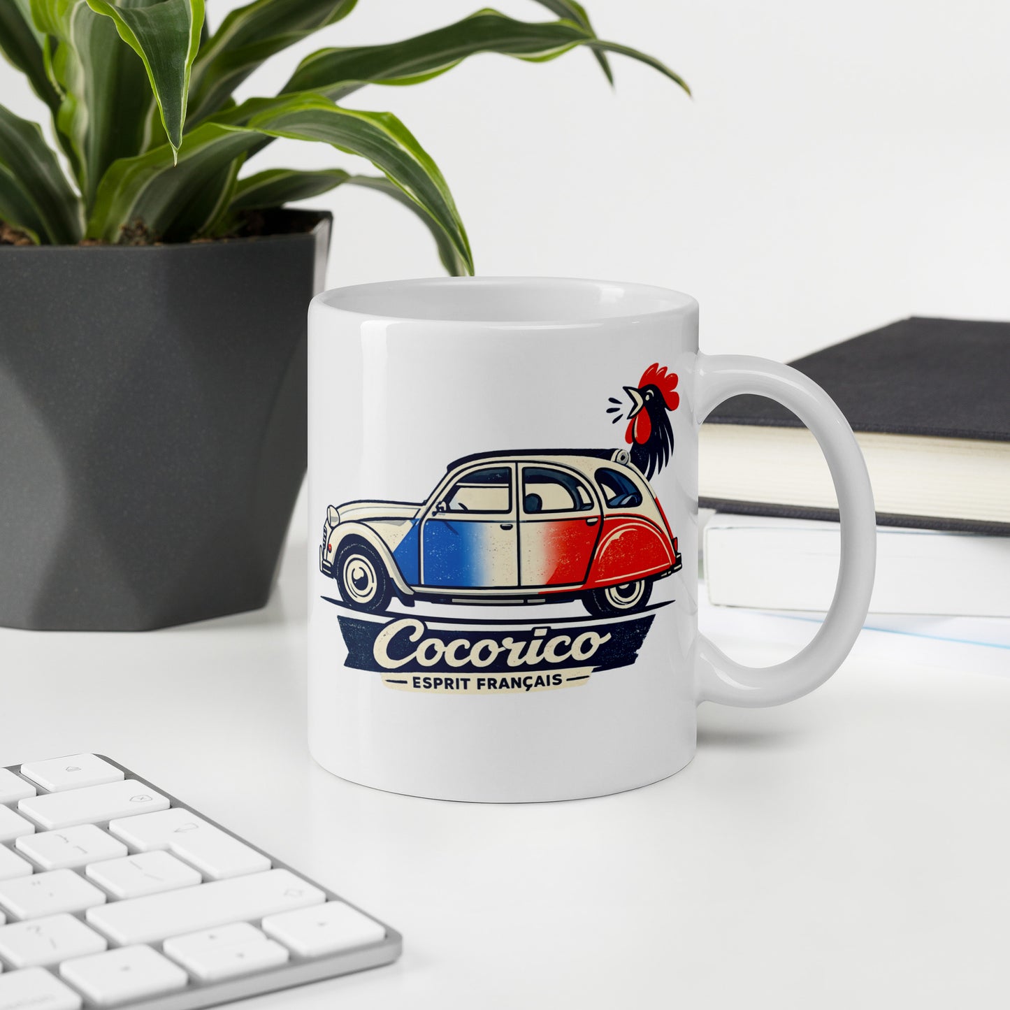 Mug Céramique 2CV Cocorico – Esprit Français | Collection spéciale