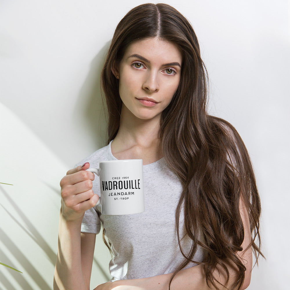 Mug Dessin Animé "Jeandarm et Vadrouille" et Texte Amusant - 300 ml