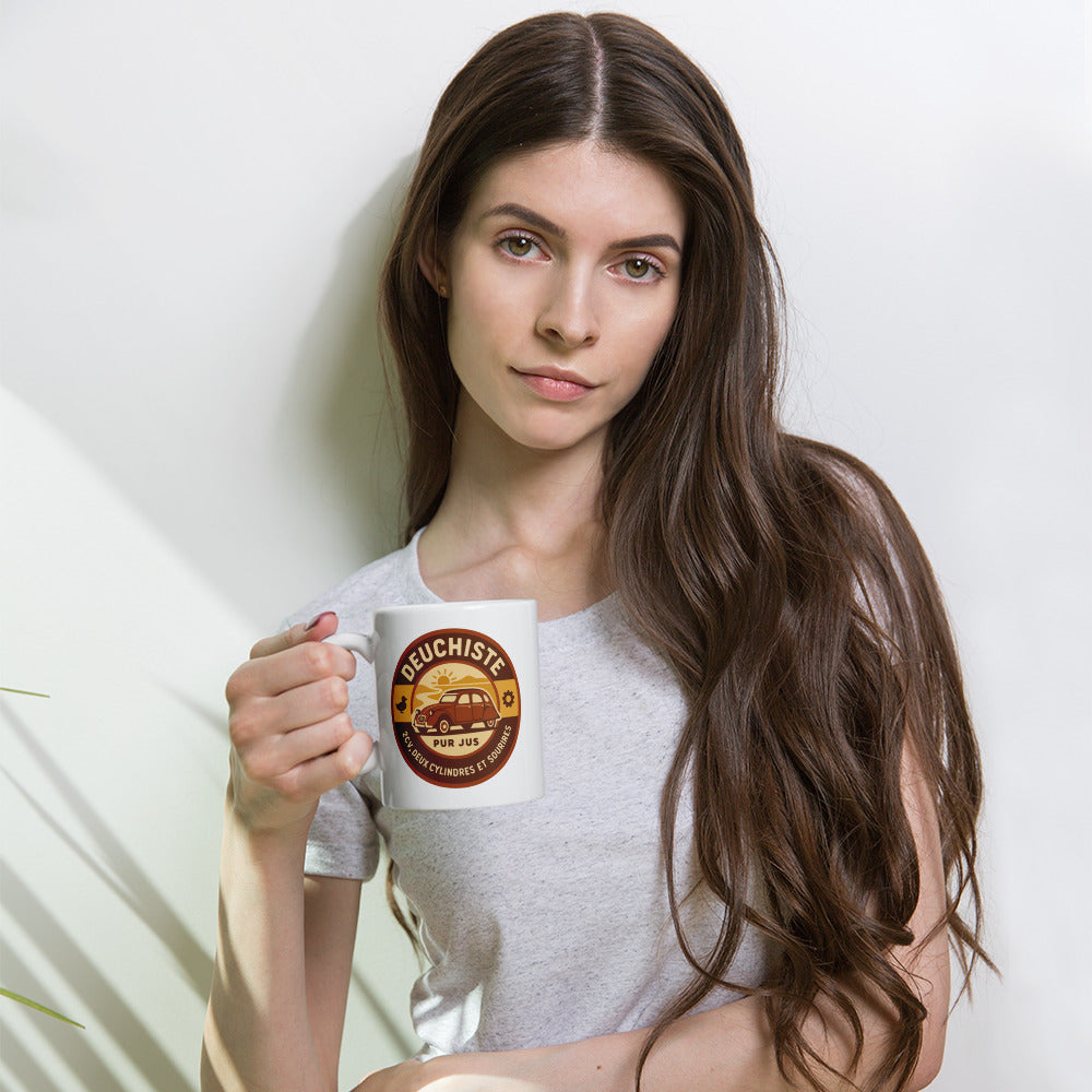 Mug “Deuchiste Pur Jus” – Two cylinders in your coffee
