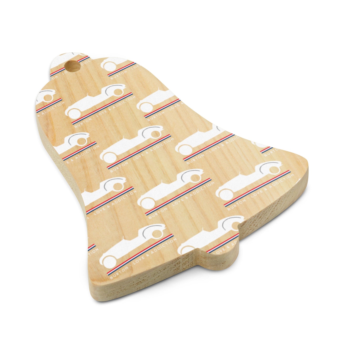 Décoration de Noël en bois Burton Sportscar – Style rétro hollandais avec charme de Noël