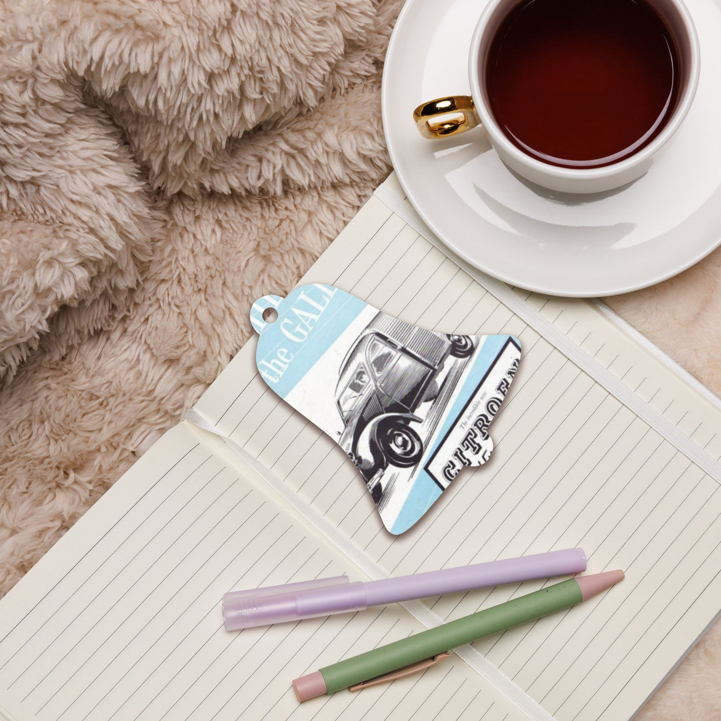 Wooden Ornament – Citroën 2CV Fourgonnette Retro Design
