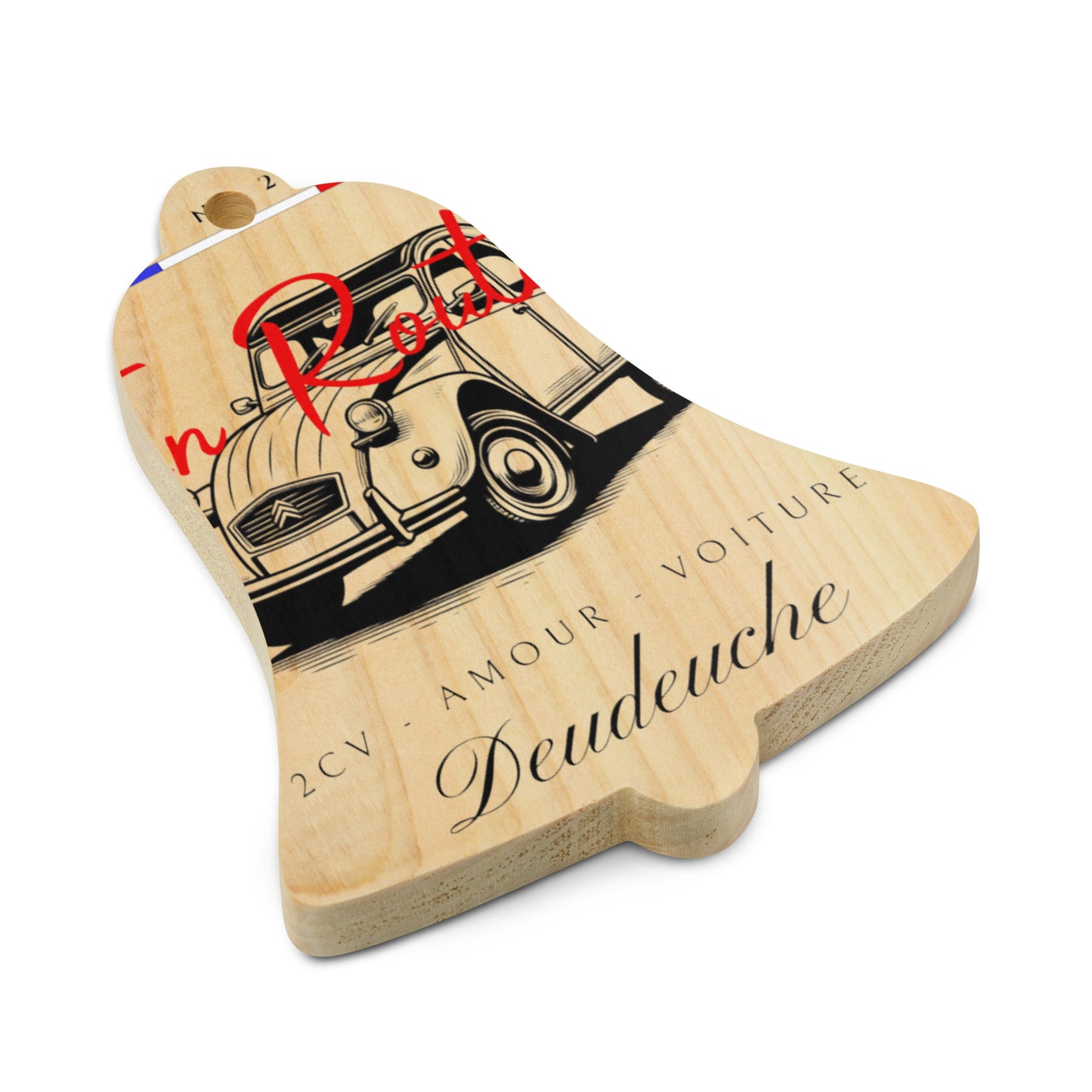 Wooden Ornament "En Route – Deudeuche"