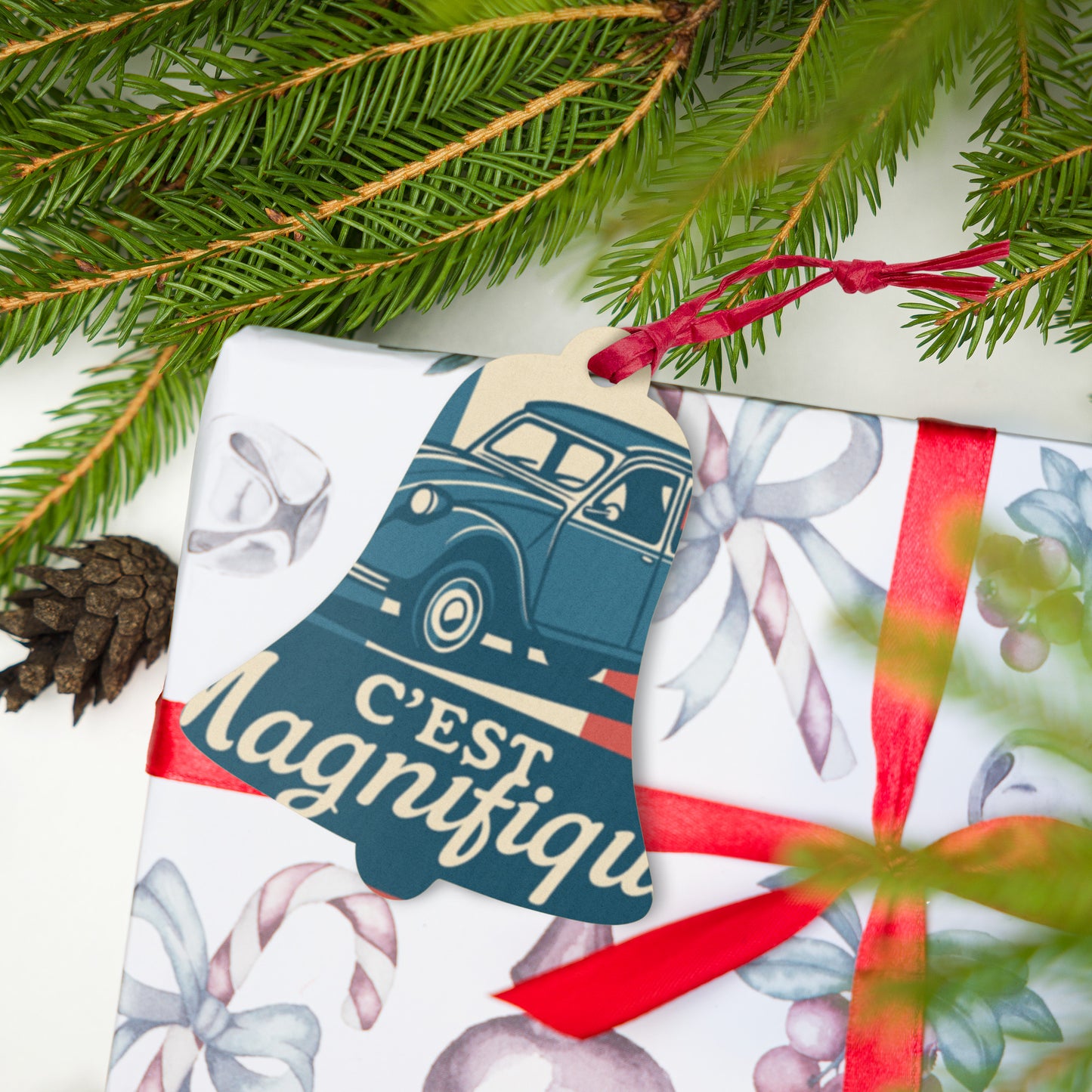 Wooden Ornament "Deuchiste Pur Jus"