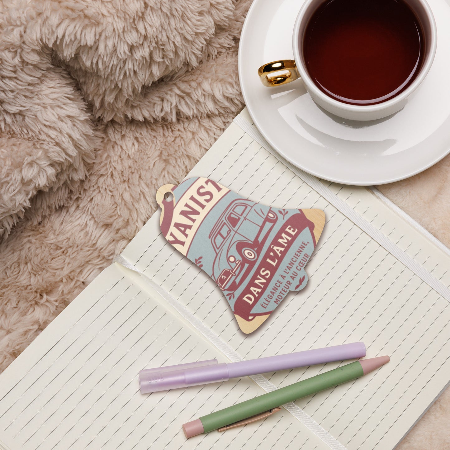 Houten (Kerst-)ornament – Citroën Dyane Retro Design