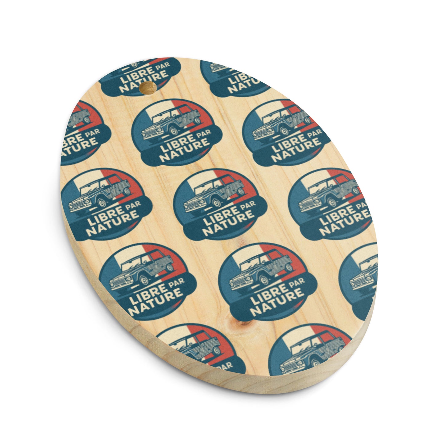 Citroën Méhari Wooden Christmas Ornament – Free of Mind, Ready for Christmas!