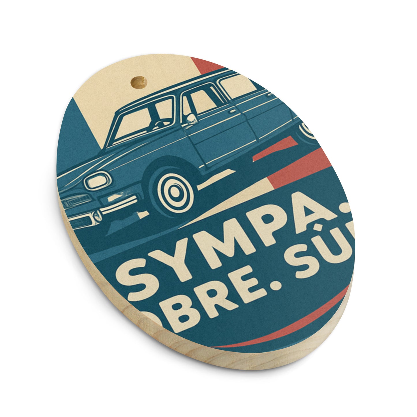 Wooden Ornament "Sympa – Citroën Ami 8"