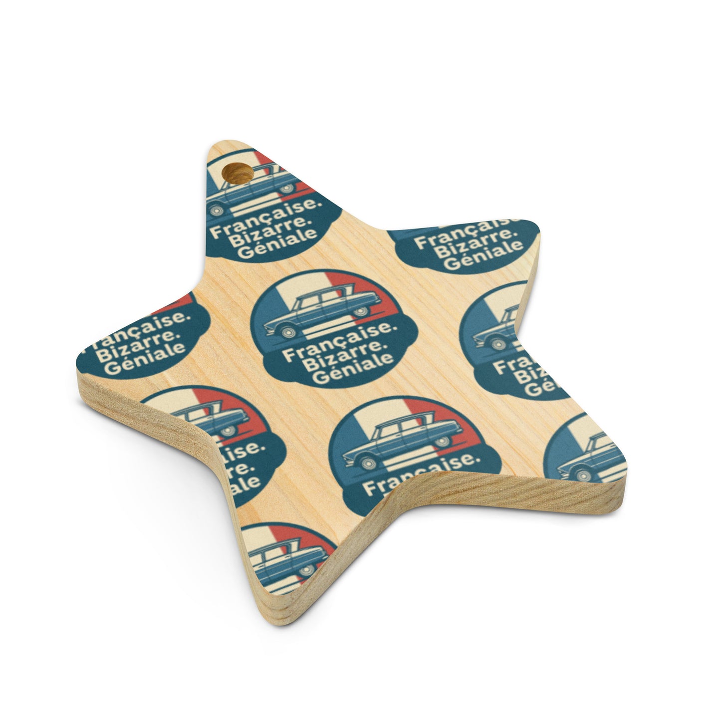 Citroën Ami 6 Christmas Ornament – French Charm with a Touch of Christmas Magic