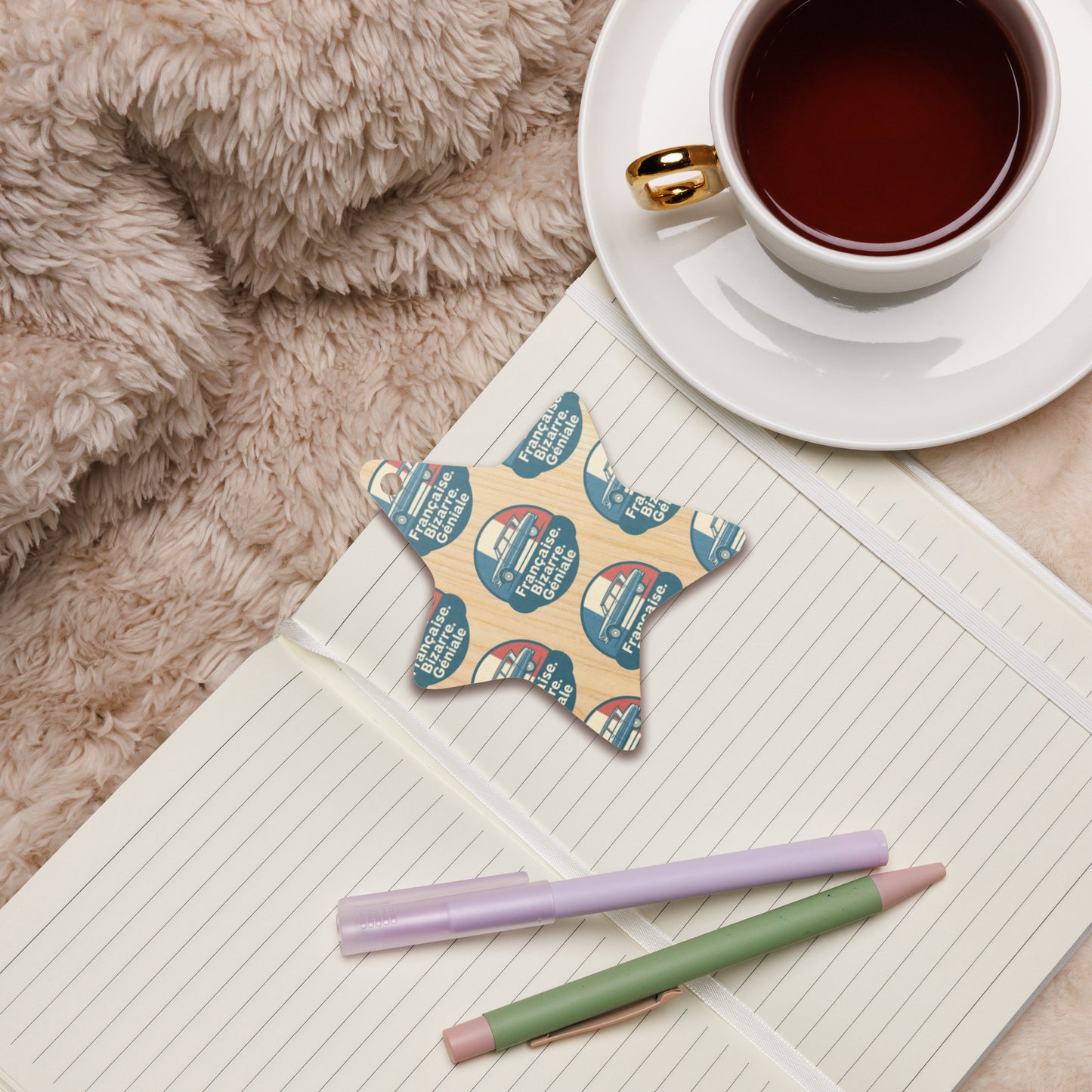 Citroën Ami 6 Christmas Ornament – French Charm with a Touch of Christmas Magic