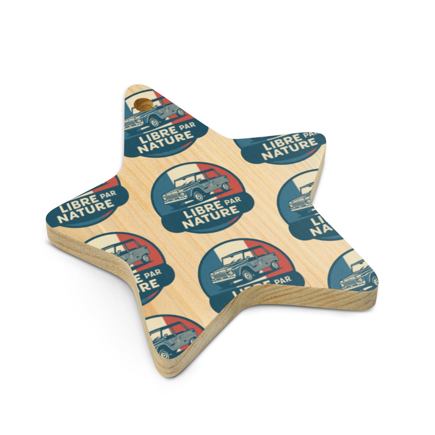 Citroën Méhari Wooden Christmas Ornament – Free of Mind, Ready for Christmas!