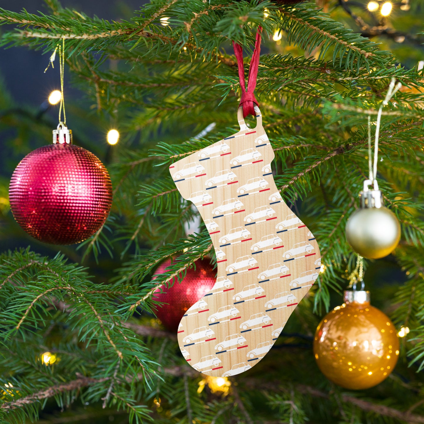 Wooden Citroën Dyane Ornament – Retro French Flair in the Home