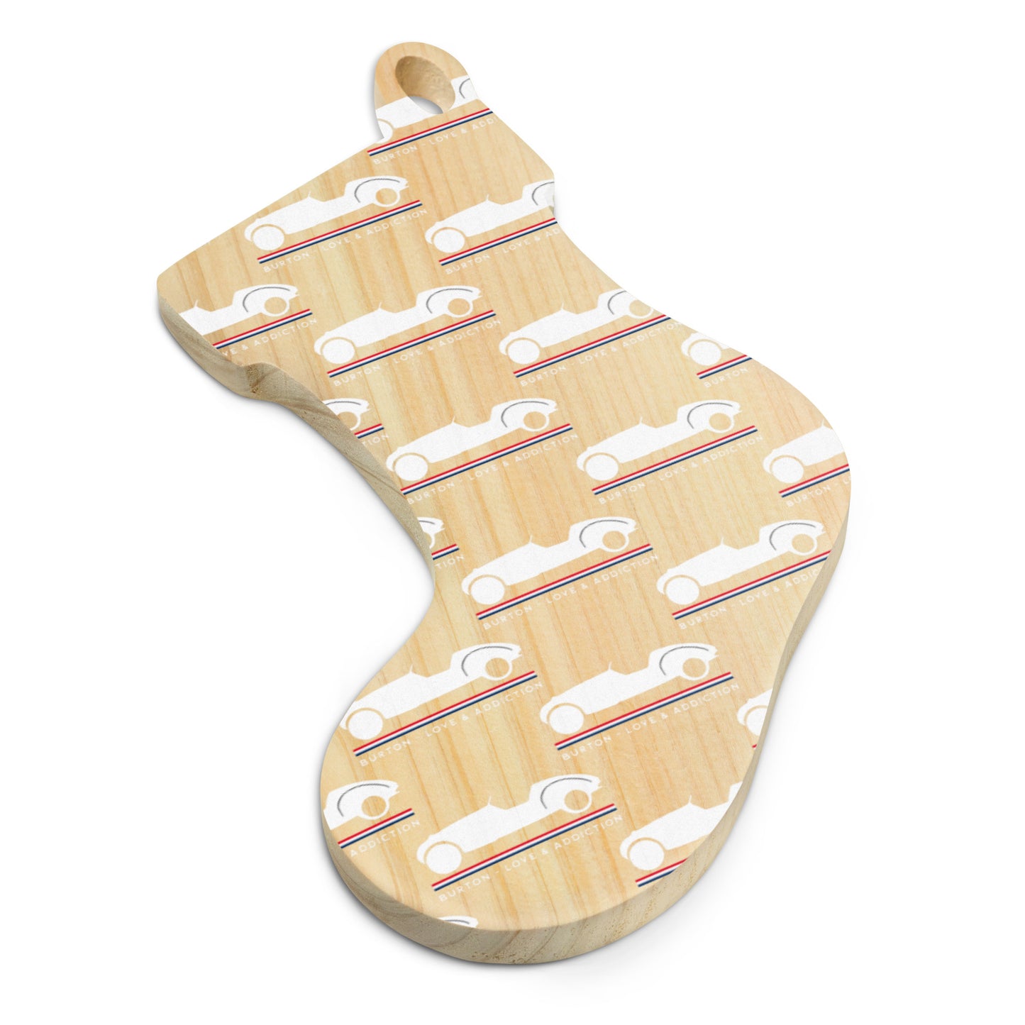 Décoration de Noël en bois Burton Sportscar – Style rétro hollandais avec charme de Noël