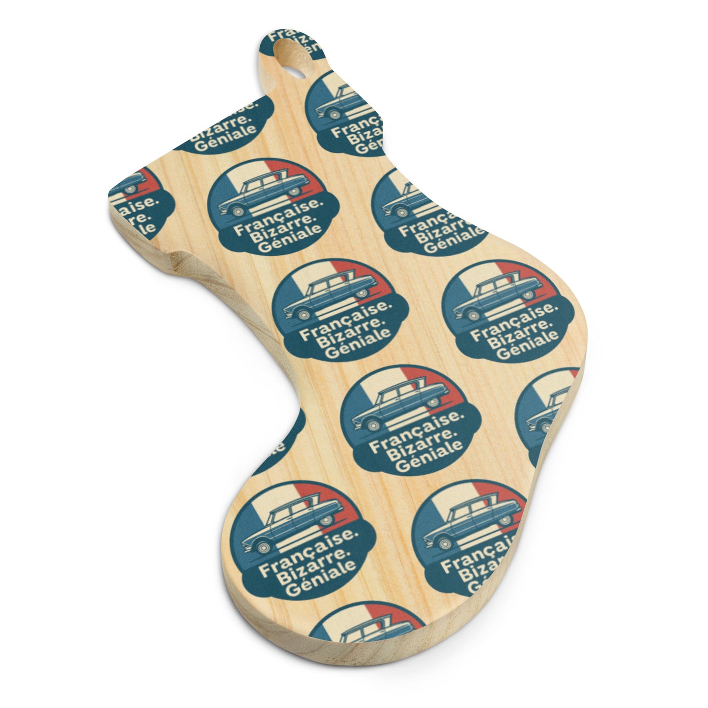 Citroën Ami 6 Christmas Ornament – French Charm with a Touch of Christmas Magic