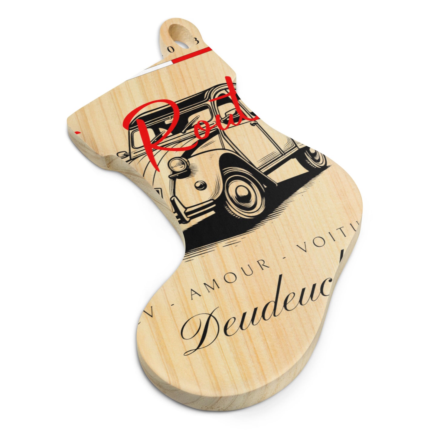 Wooden Ornament "En Route – Deudeuche"