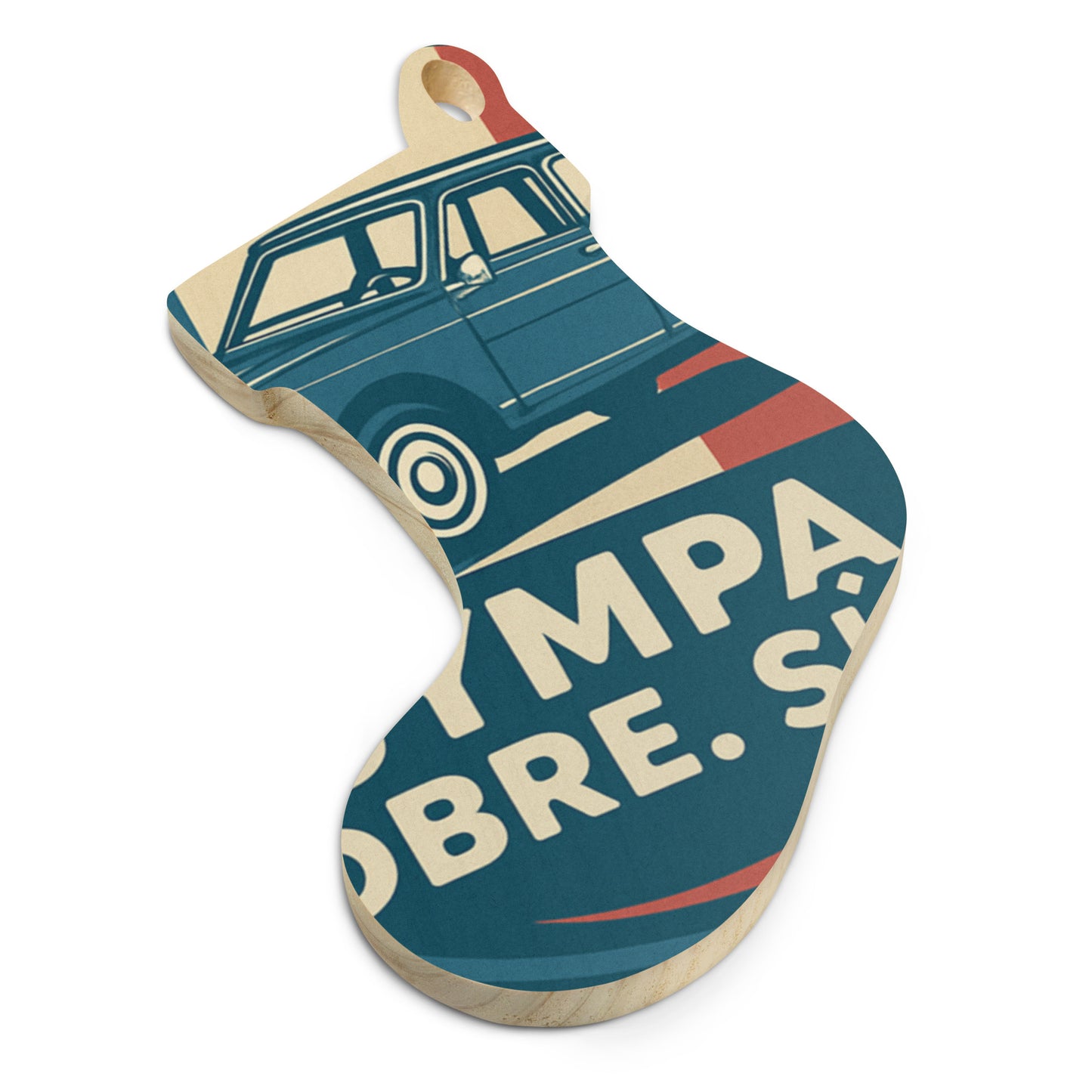 Wooden Ornament "Sympa – Citroën Ami 8"