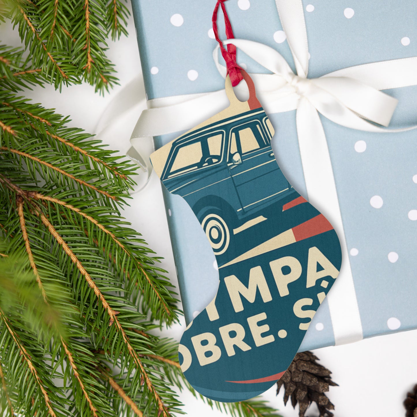 Wooden Ornament "Sympa – Citroën Ami 8"