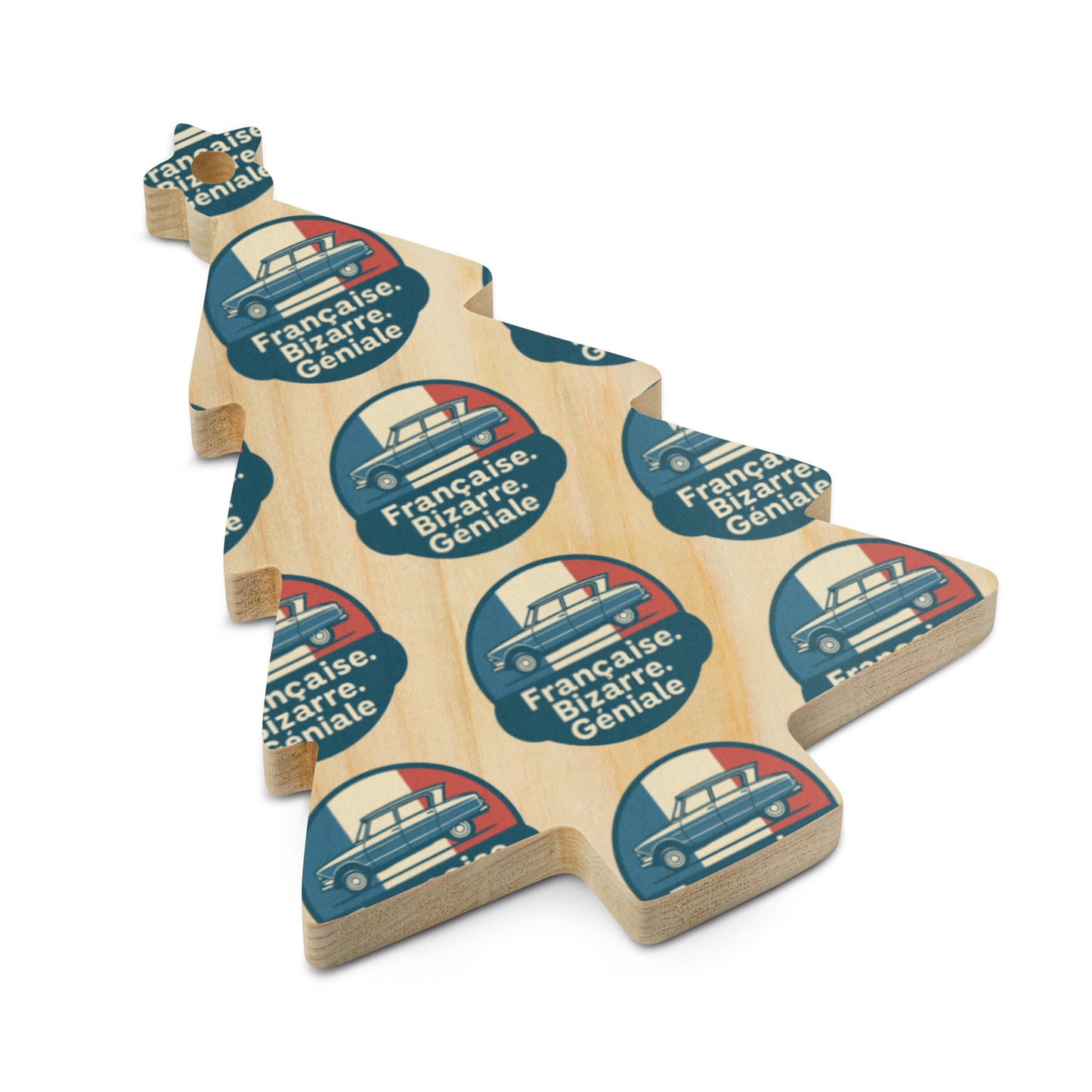 Citroën Ami 6 Christmas Ornament – French Charm with a Touch of Christmas Magic