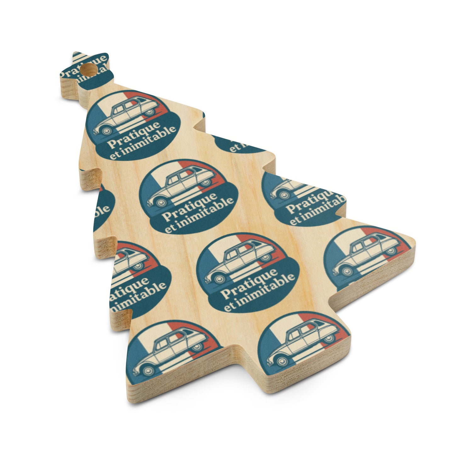 Citroën Dyane Wooden Christmas Ornament – Practical, Unique & Full of French Christmas Spirit