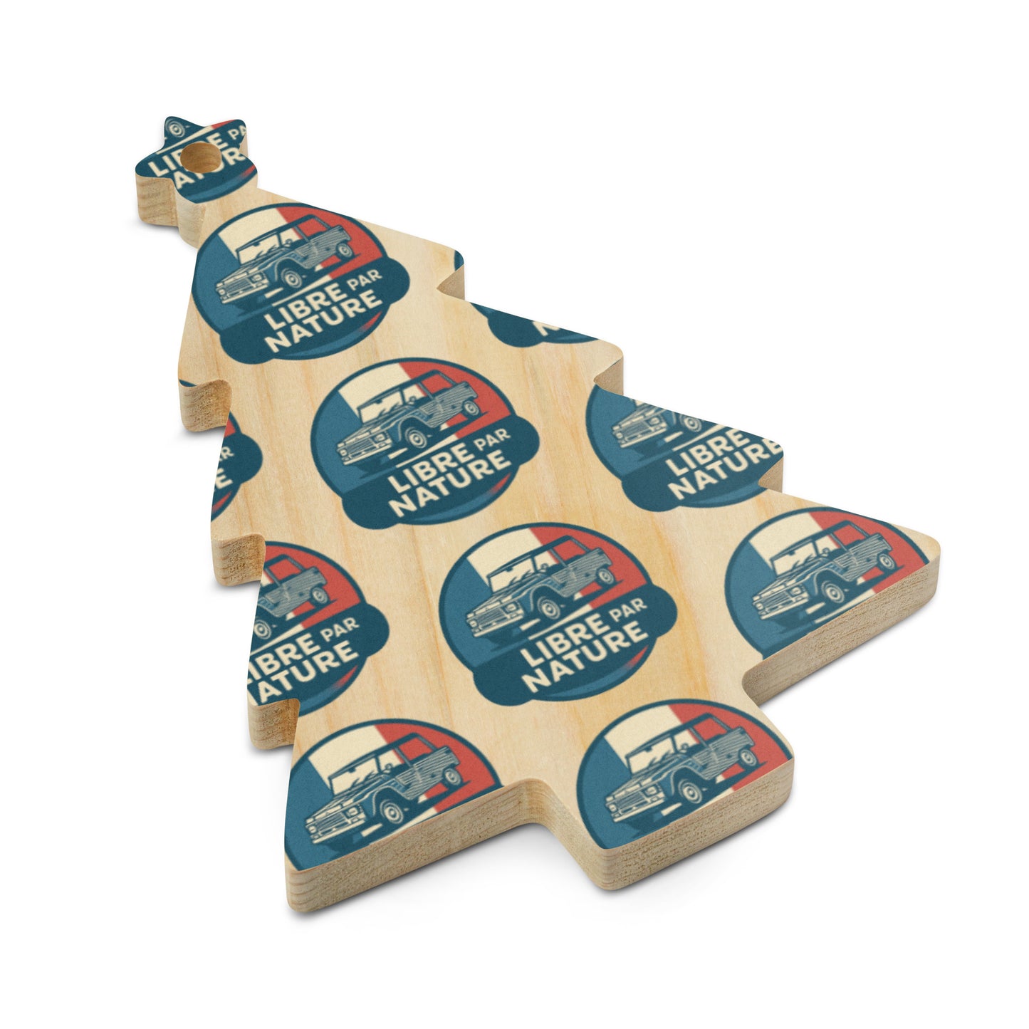 Citroën Méhari Wooden Christmas Ornament – Free of Mind, Ready for Christmas!