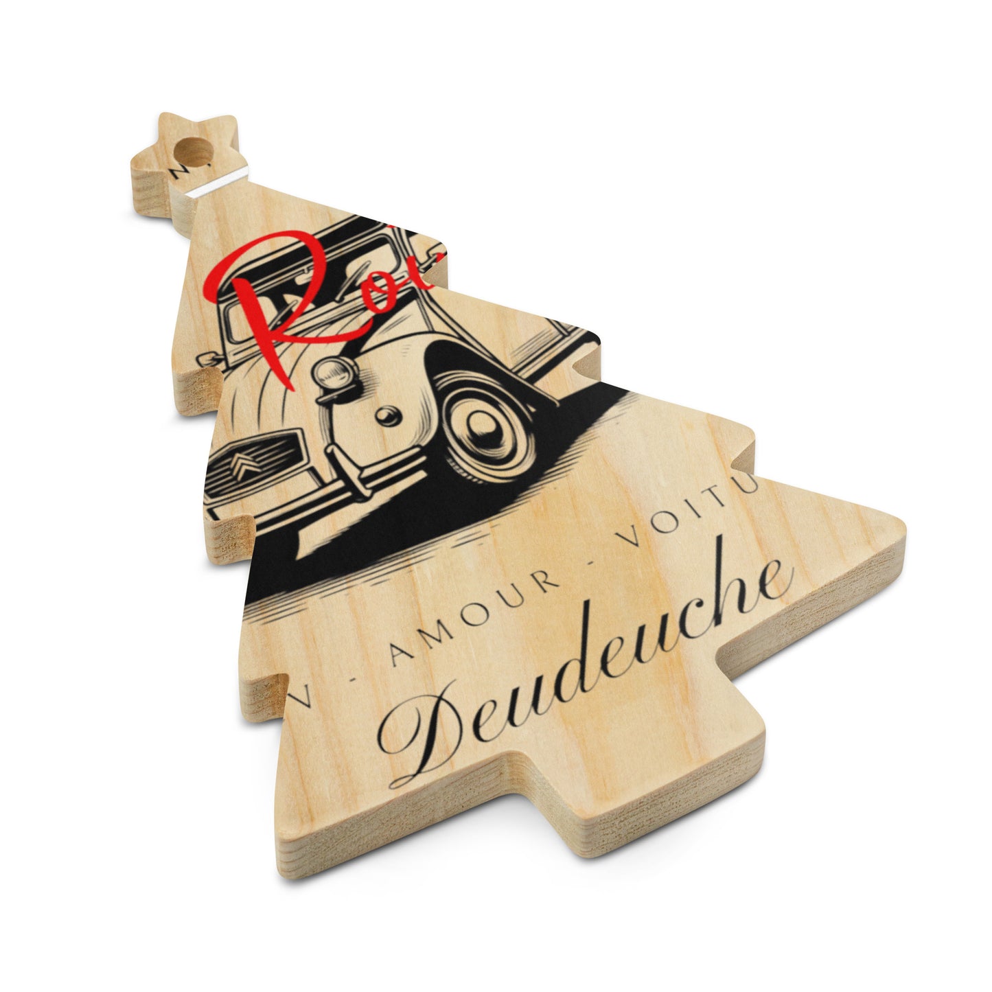 Wooden Ornament "En Route – Deudeuche"