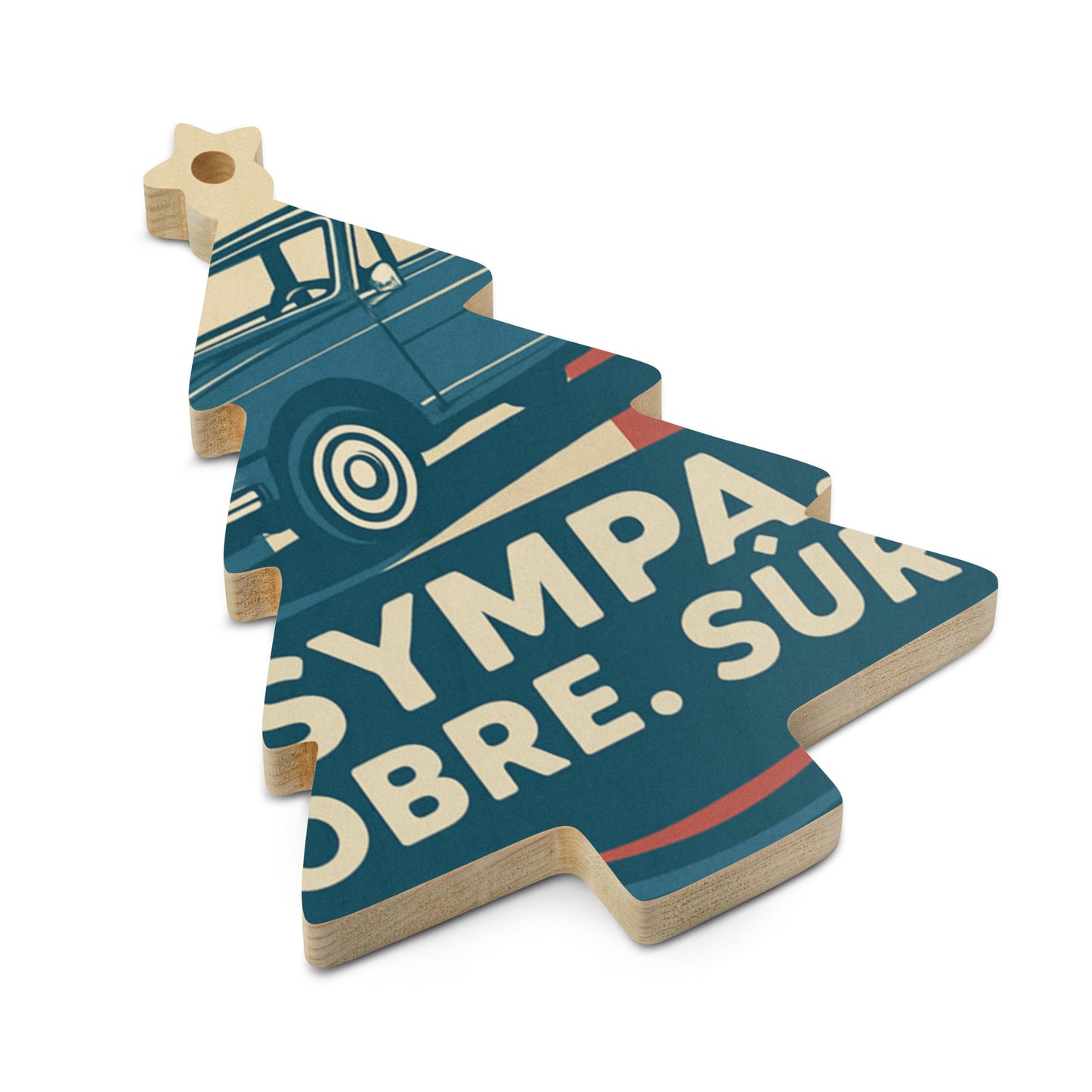 Wooden Ornament "Sympa – Citroën Ami 8"