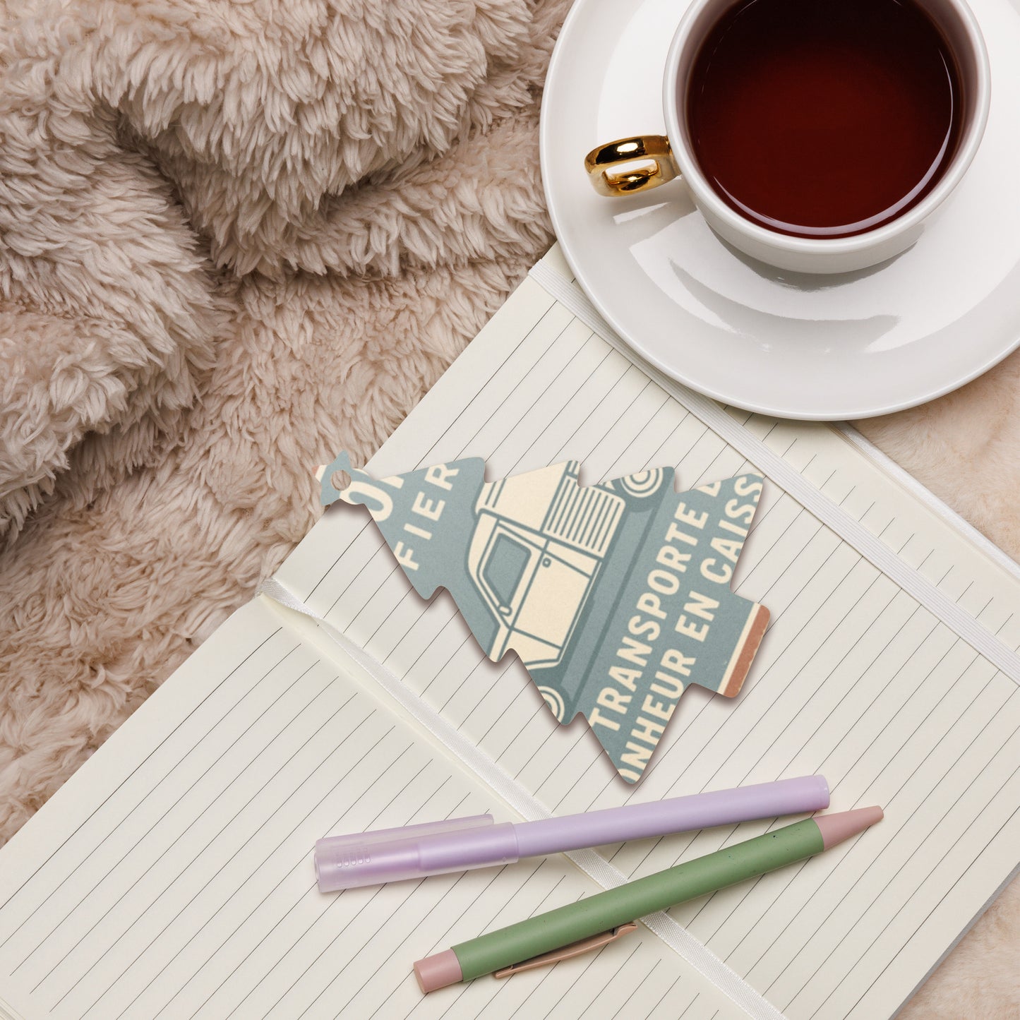 Déco (Noël) en bois – Citroën Fourgonnette Retro Design