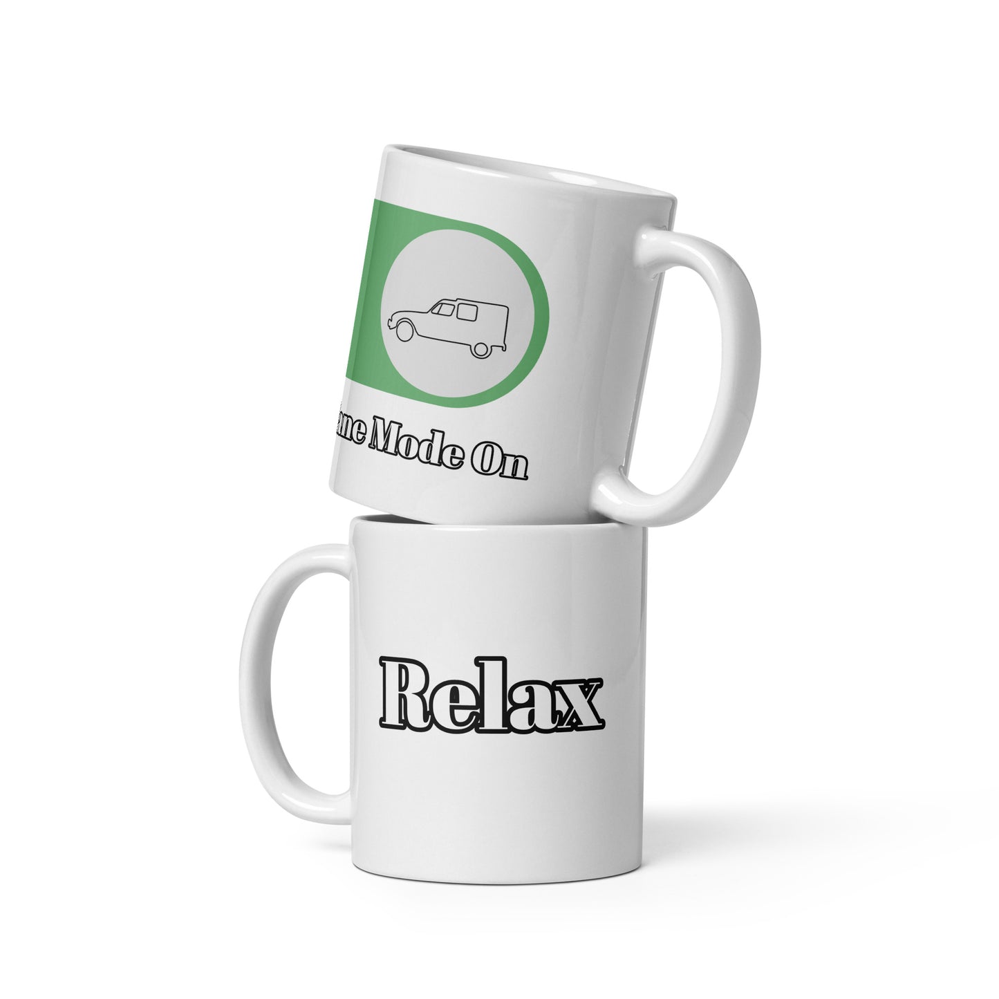 Relax - Acadiane Mode On Mok (300ml) - Witte Glanzende Mok voor de Echte Citroënliefhebber!