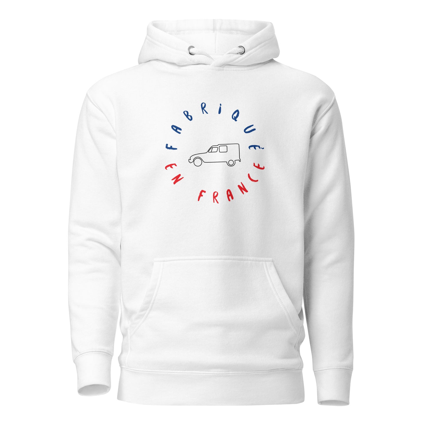 Fabriqué en France Citroën Acadiane hoodie Uniseks - Wit