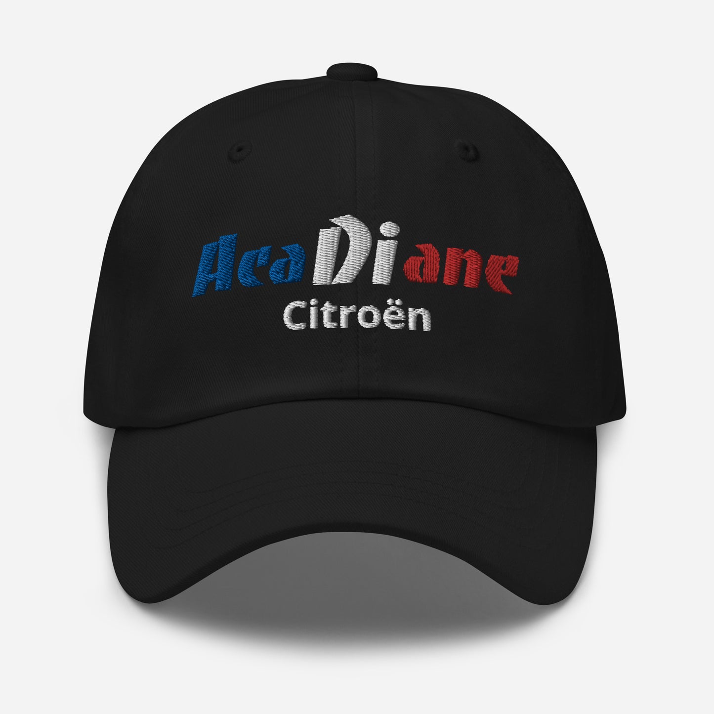 Embroidered Citroën Acadiane cap - Black, Navy or Grey