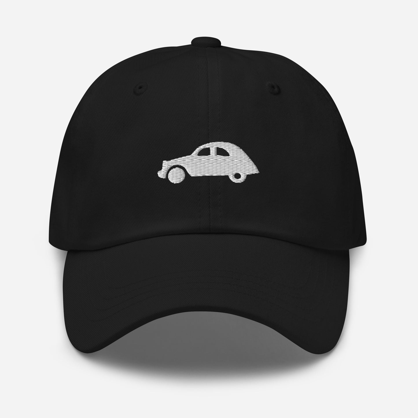 Embroidered dad hat Citroën 2cv - Black, Dark Grey, Navy or Cranberry