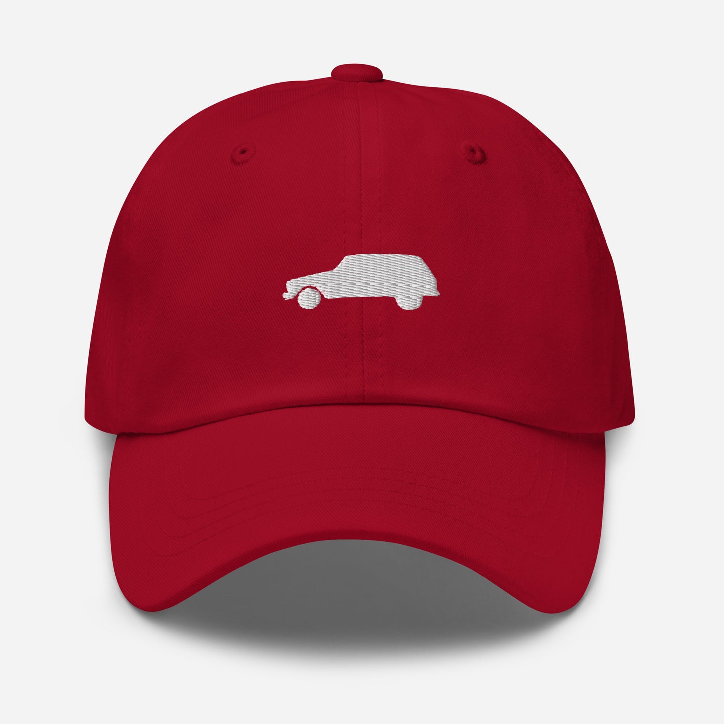 Embroidered dad hat Citroën Ami8 - Black, Dark Grey, Navy or Cranberry