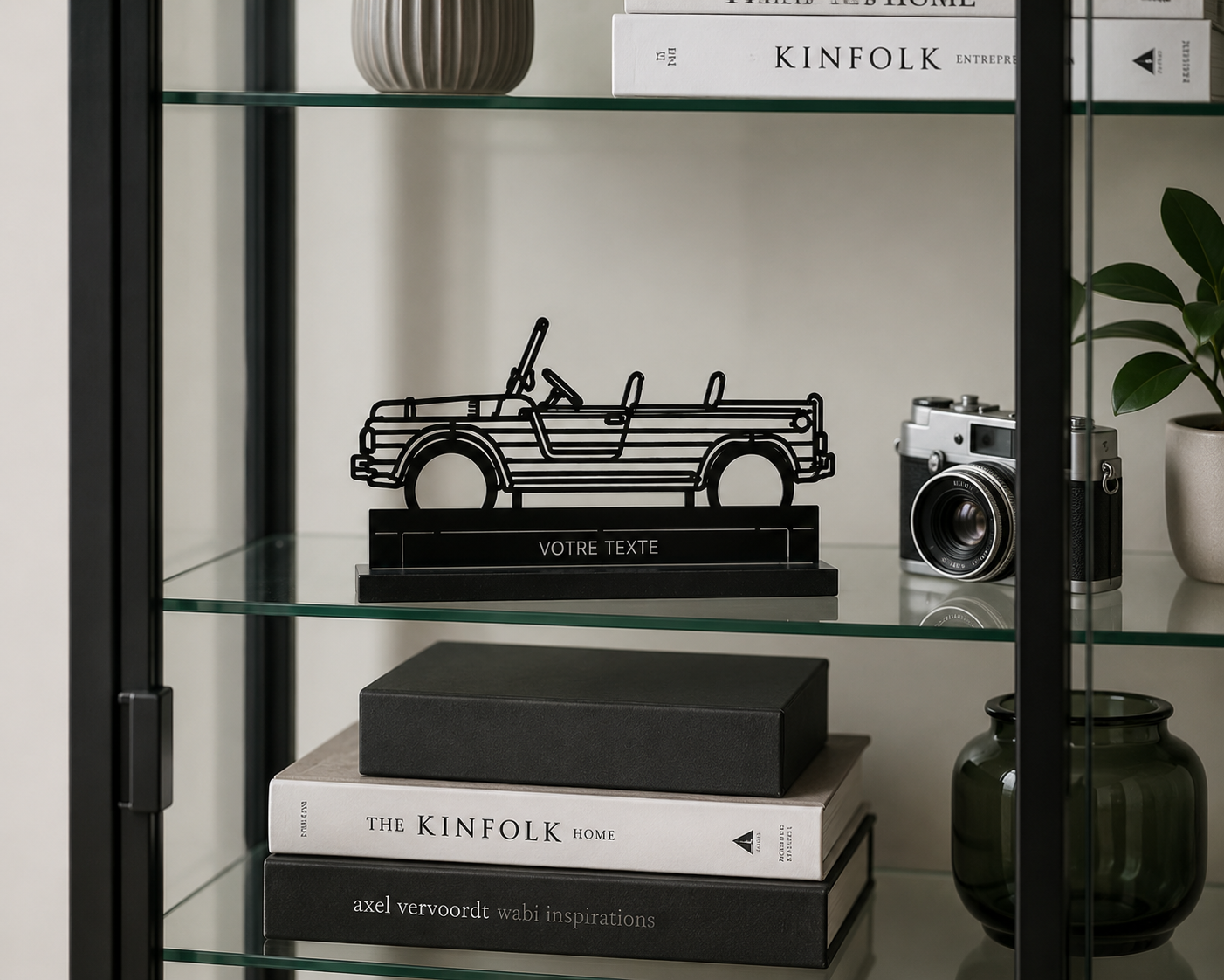 TE PERSONALISEREN Citroën Méhari Metalen Silhouette – 23 cm