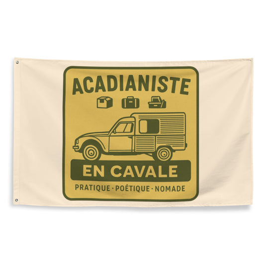 🏁 Flag “Acadianist and Cavalier” – For the practical, poetic and nomadic soul