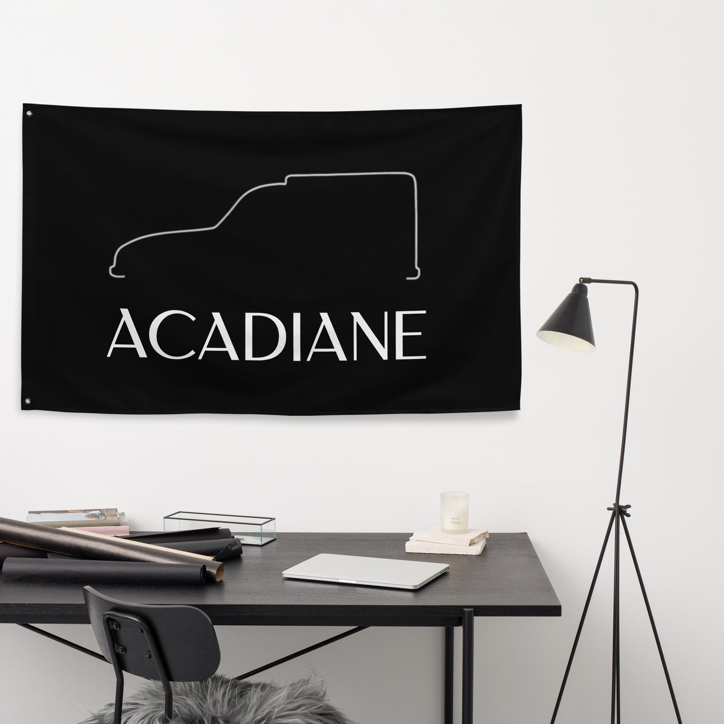 Spandoek “Acadiane” – Silhouette Collectie Citroën Acadiane Lijnkunst