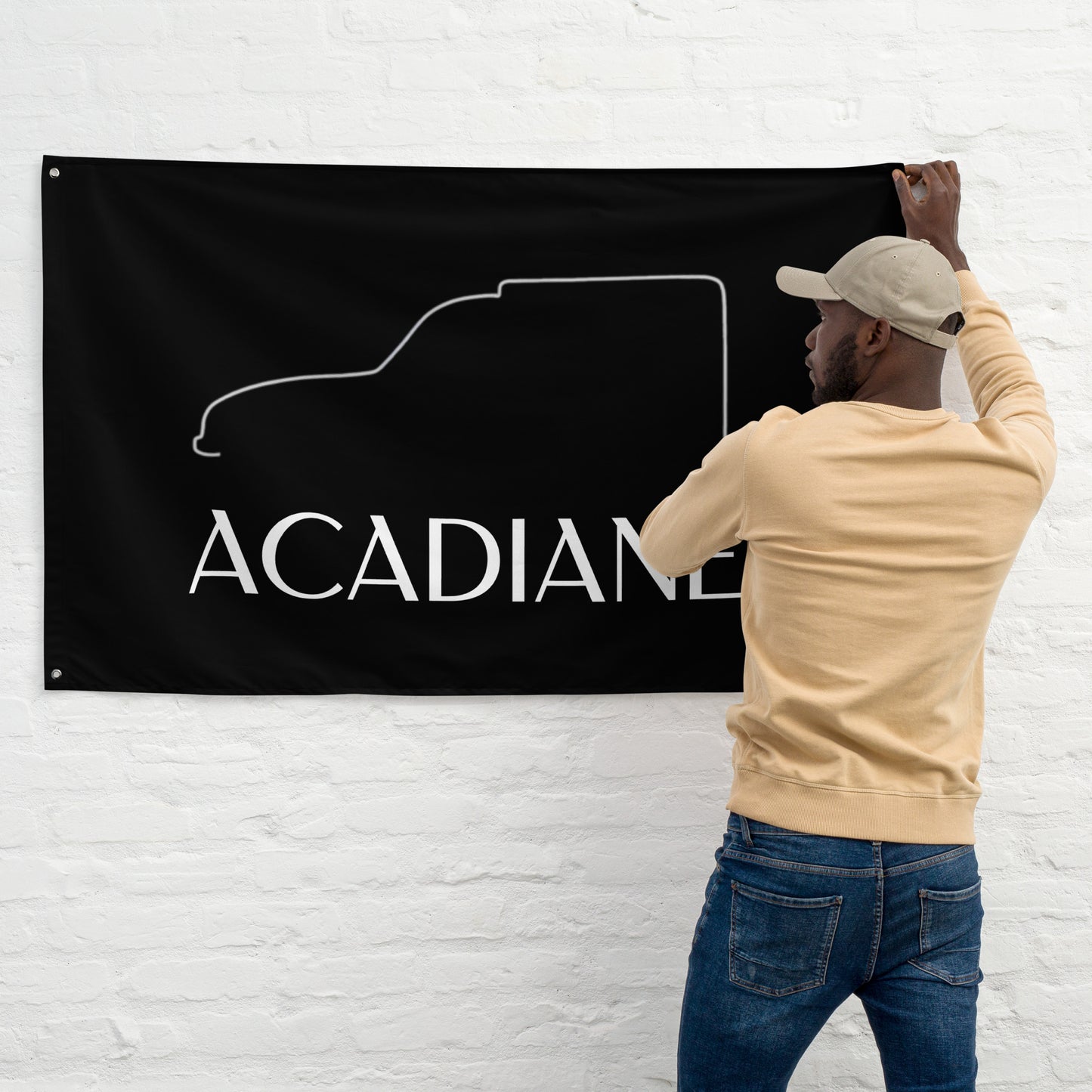 Spandoek “Acadiane” – Silhouette Collectie Citroën Acadiane Lijnkunst
