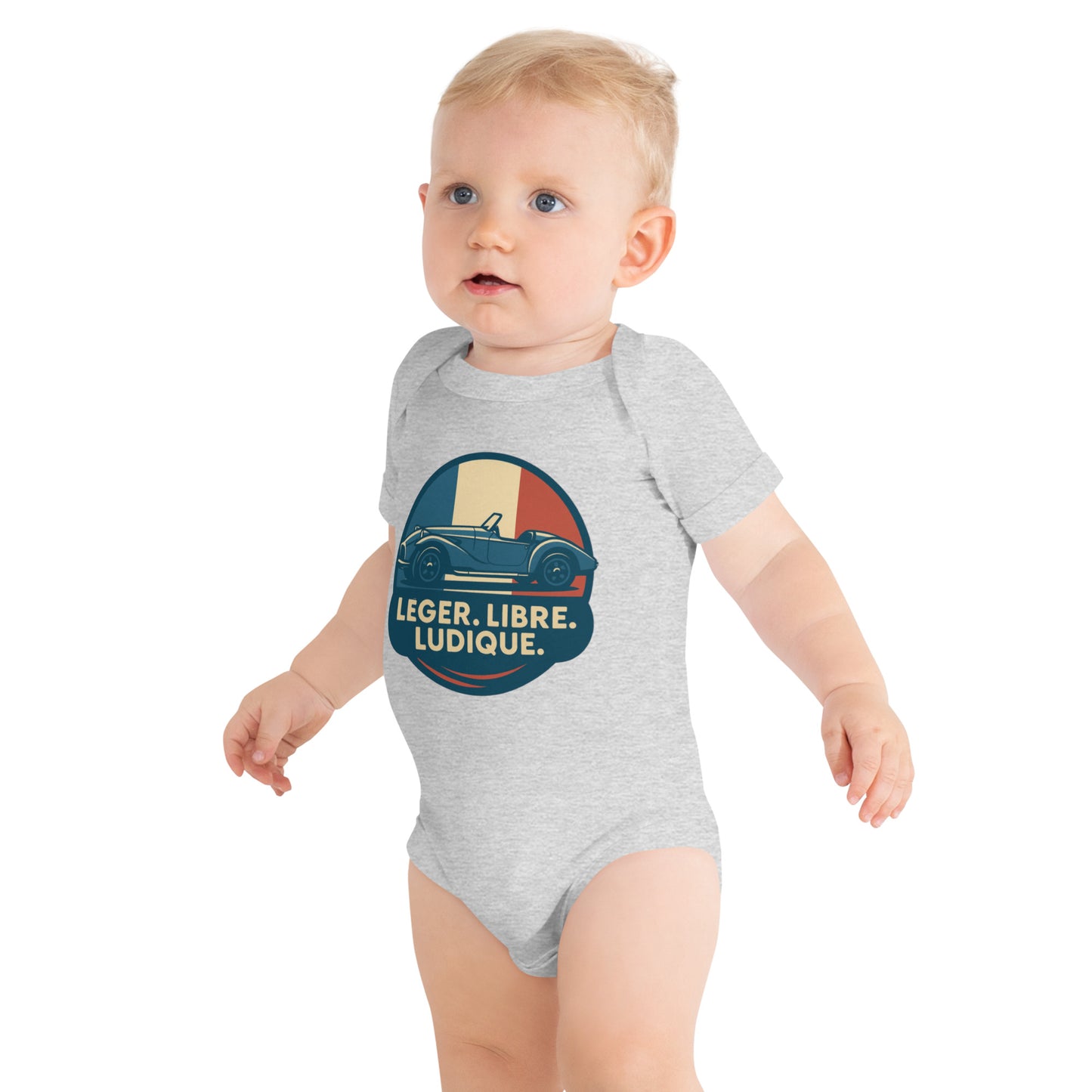 👶 Mini-Motorliefhebber – Retro Burton Babyromper