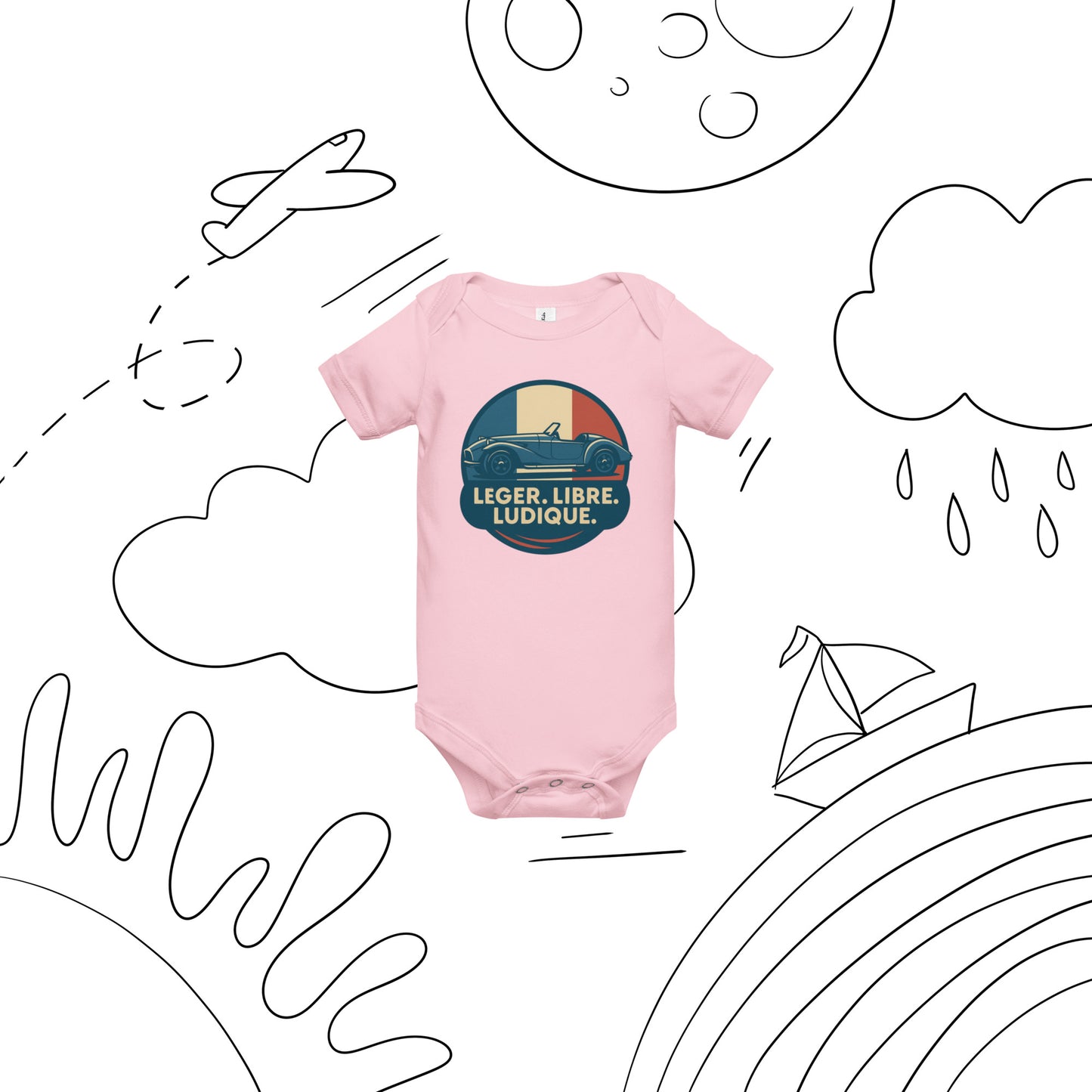 👶 Mini-Motorliefhebber – Retro Burton Babyromper