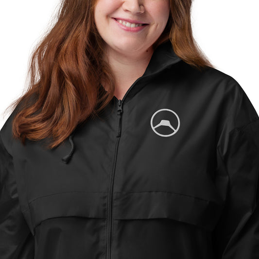 Unisex Windbreaker met Wit Geborduurd Citroën A-type Stuurwiel – Licht, Waterafstotend & Tijdloos