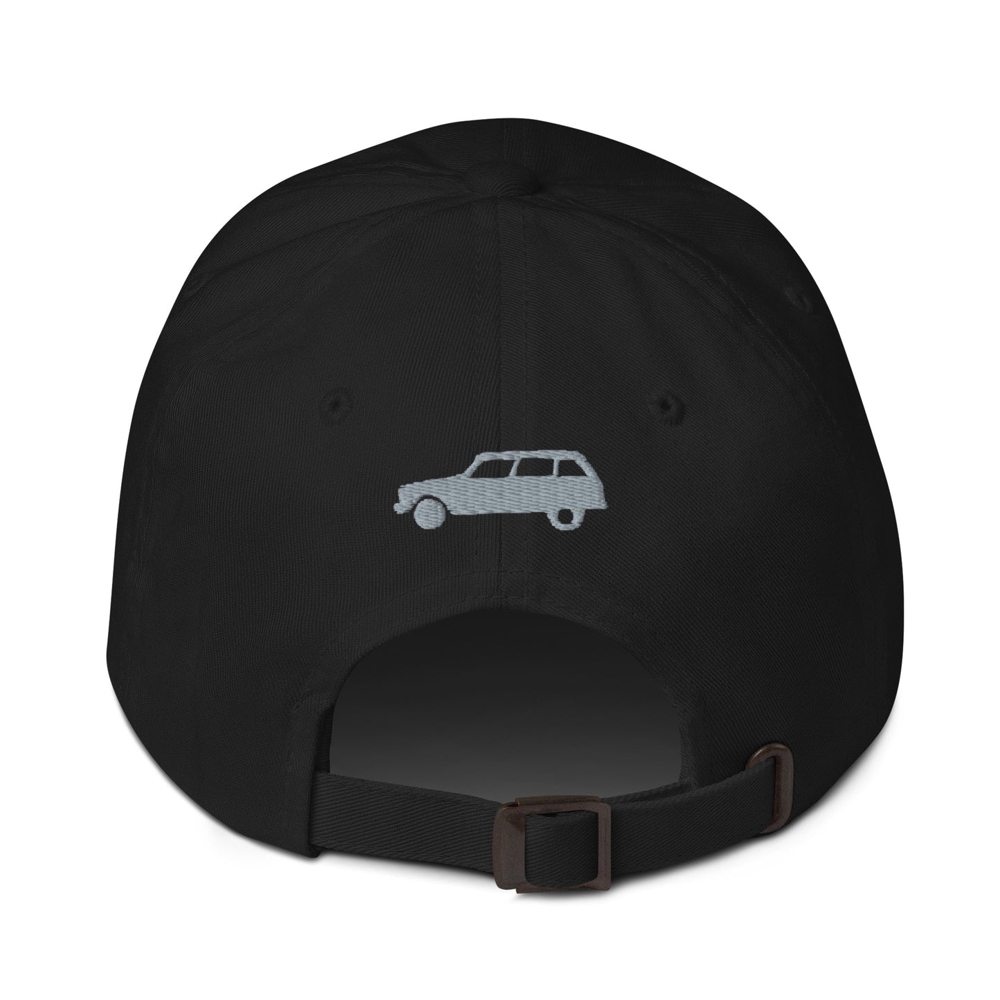 Une casquette brodée L'Aise avec un AMI8 brodé au DOS - Noir, Marine, Rouge, Gris, L.Bleu ou Blanc