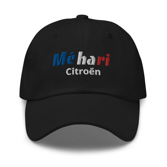 Casquette Citroën Méhari brodée - Noir, Marine ou Gris