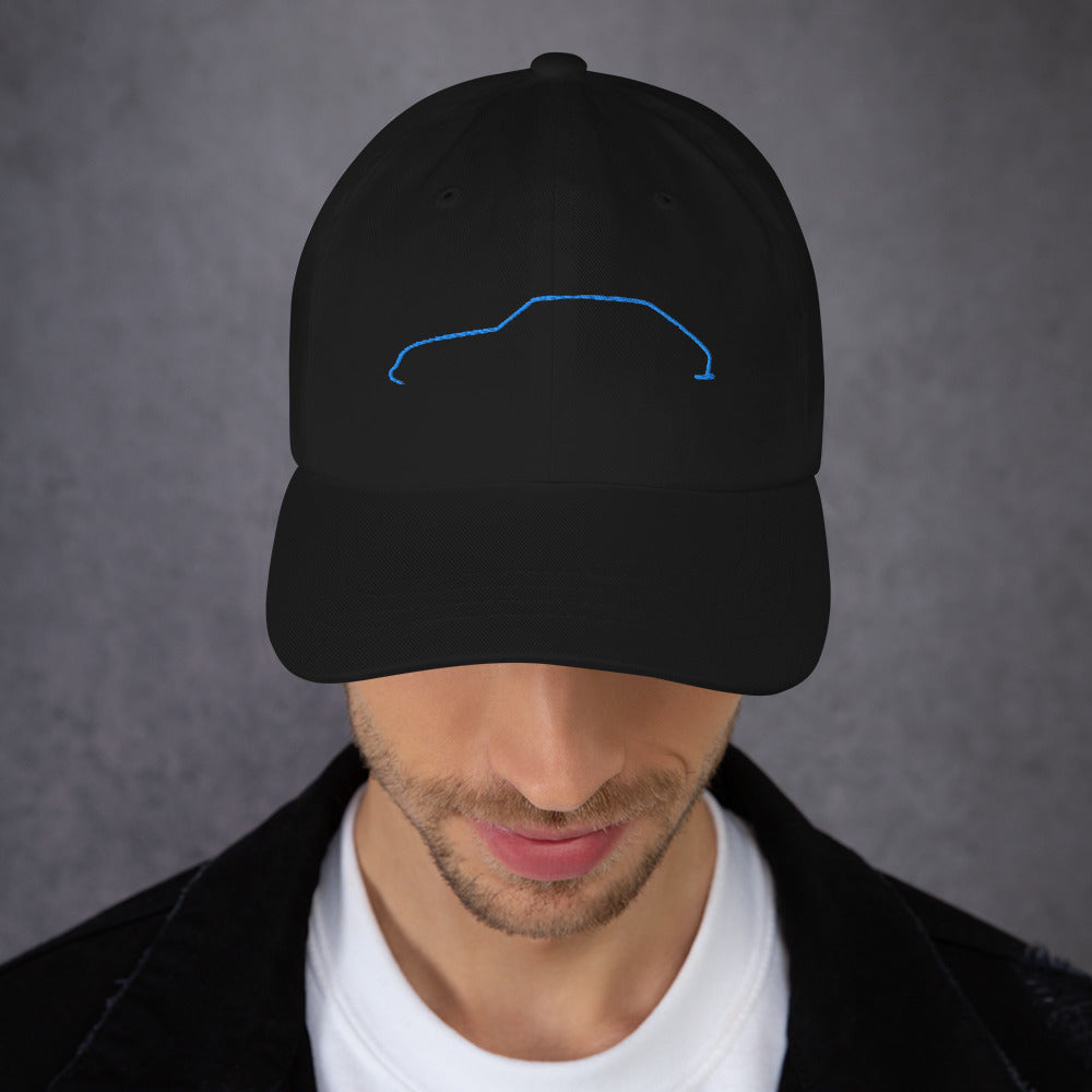 Premium Chino Cap – Silhouette Collection: Citroën Ami8 Line Art