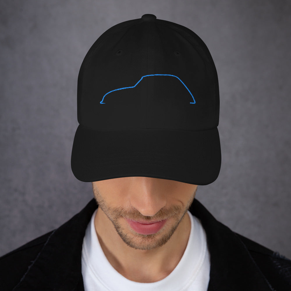 Casquette chino premium – Collection Silhouette : Illustration de la Citroën Dyane