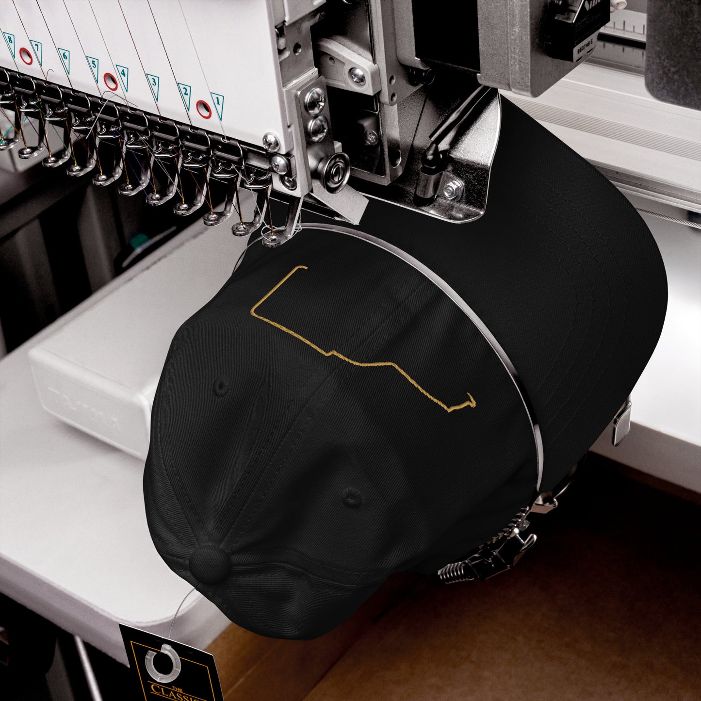 Casquette Chino Premium – Collection Silhouette : Citroën 2CV Fourgonnette Line Art